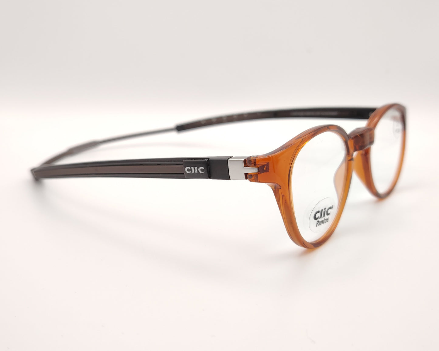gafas de presbicia clic pantos en color rojo con cierre magnético frontal y forma pantos