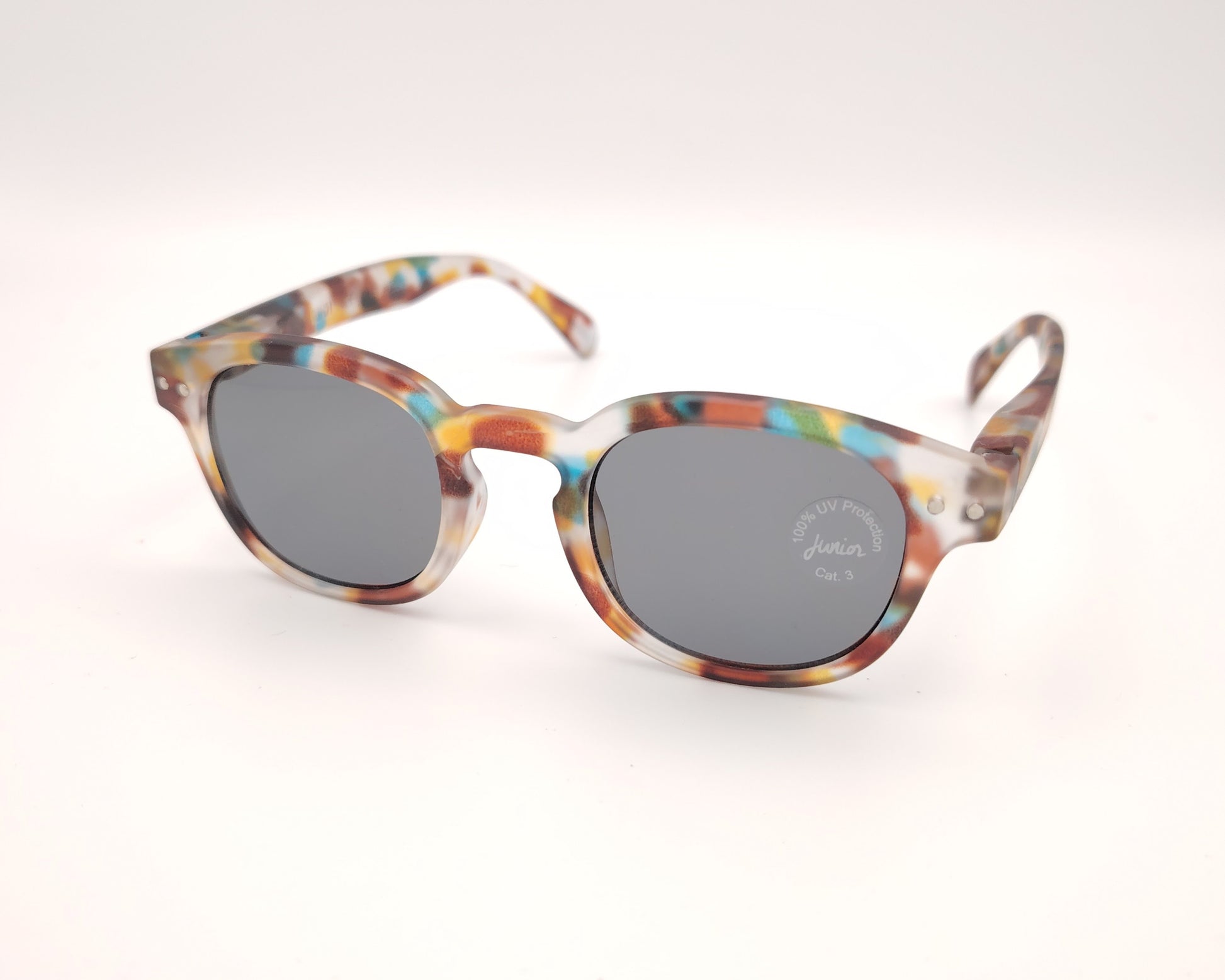 gafas de sol infantiles izipizi junior sun c en color jaspeado multicolor