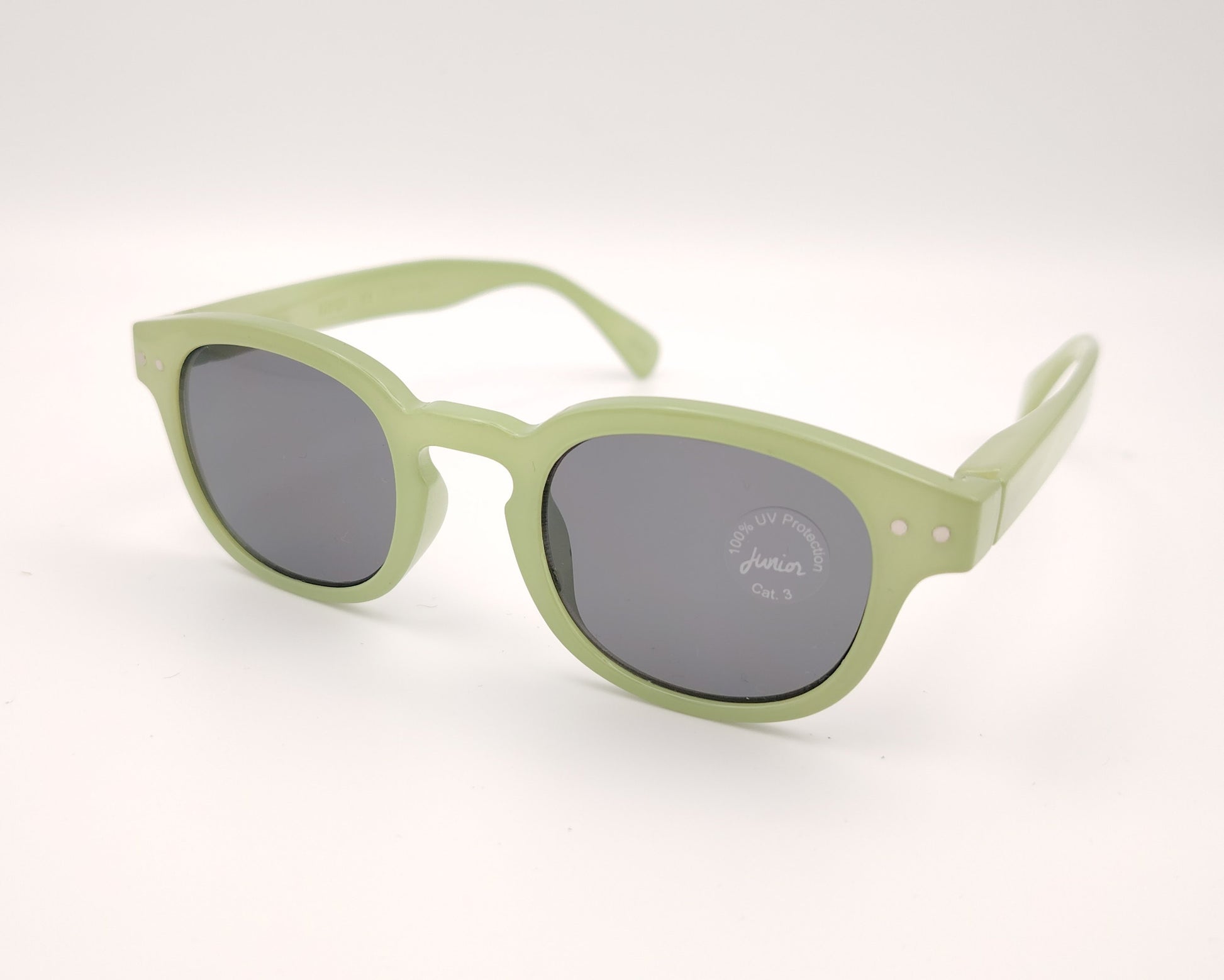 gafas de sol infantiles izipizi junior sun c en color verde claro