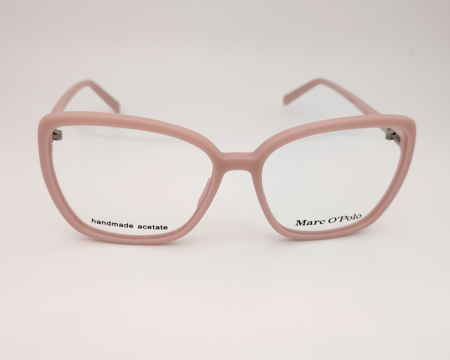 gafas graduadas Marc O’Polo con montura de acetato en color rosa empolvado y forma rectangular amplia
