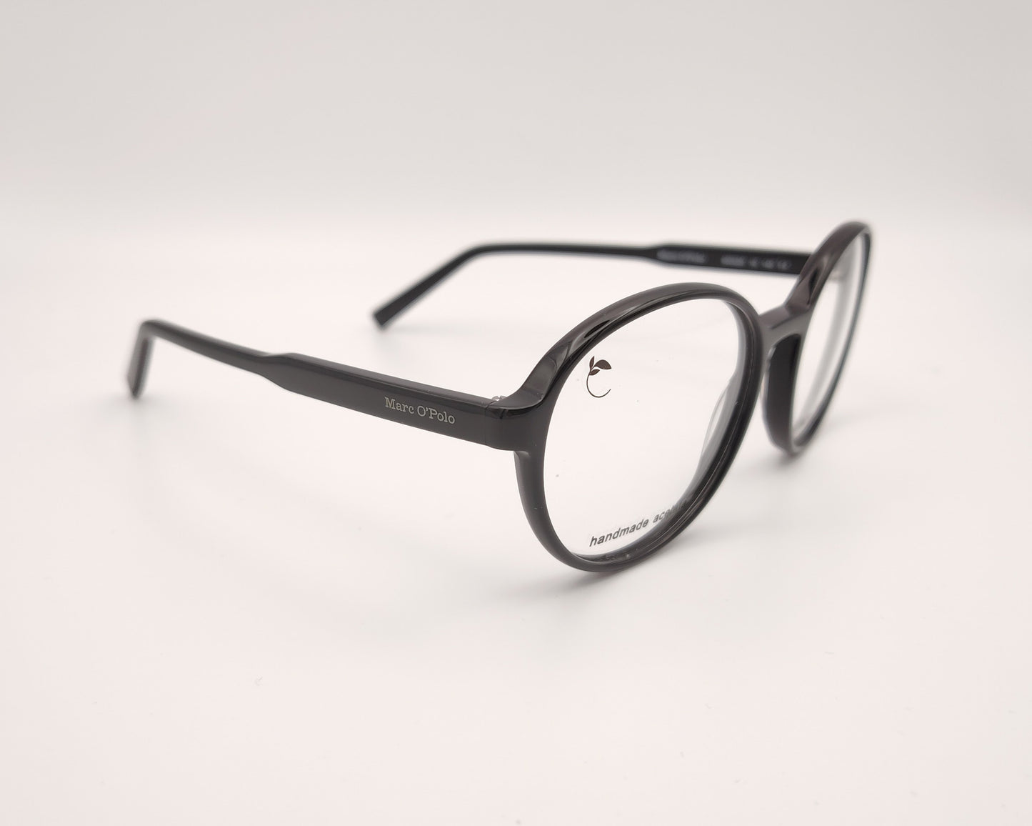 gafas redondas de acetato marc o polo en color negro