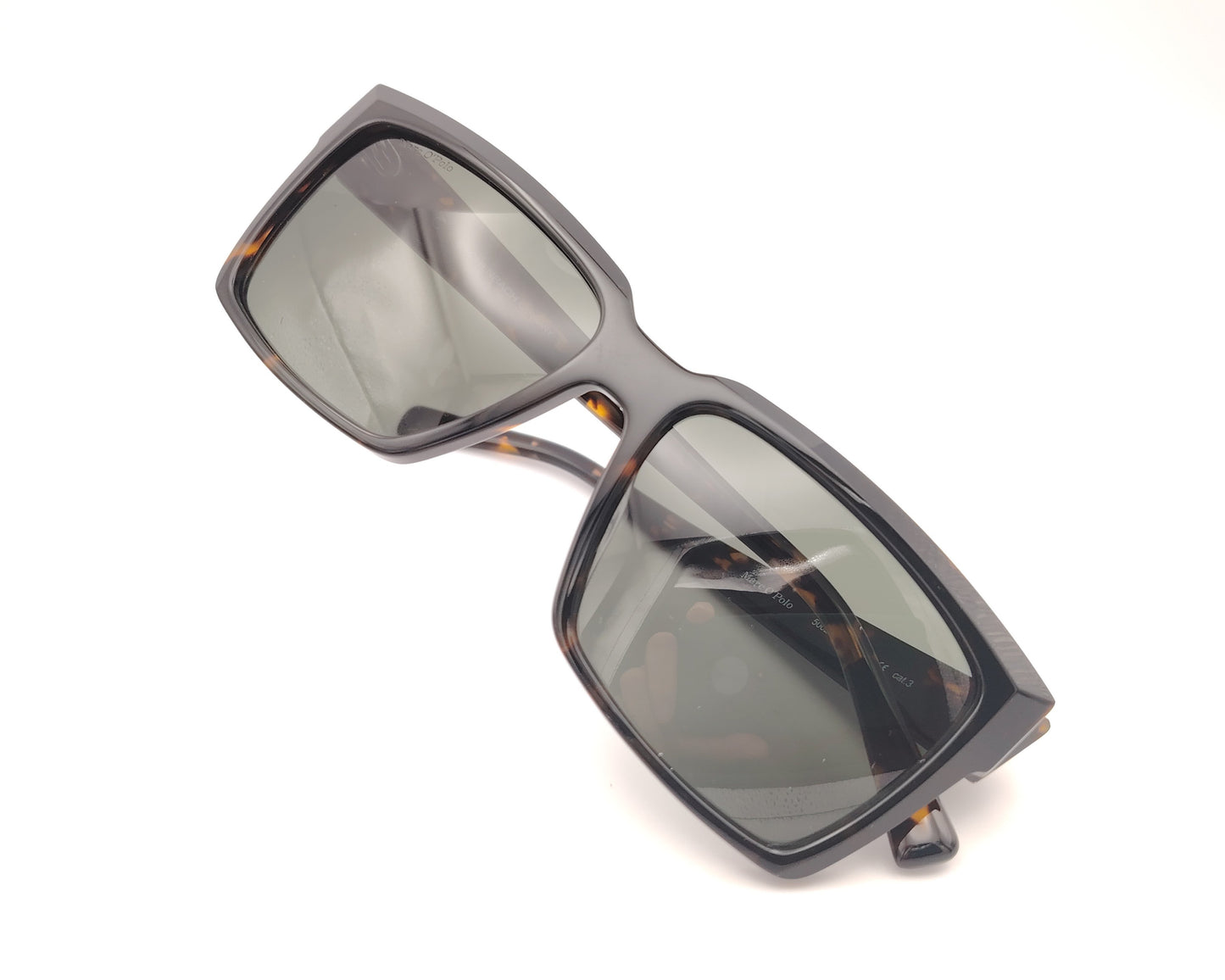 gafas de sol cuadradas marc o'polo 506224 60 6040 con montura carey y lentes oscuras