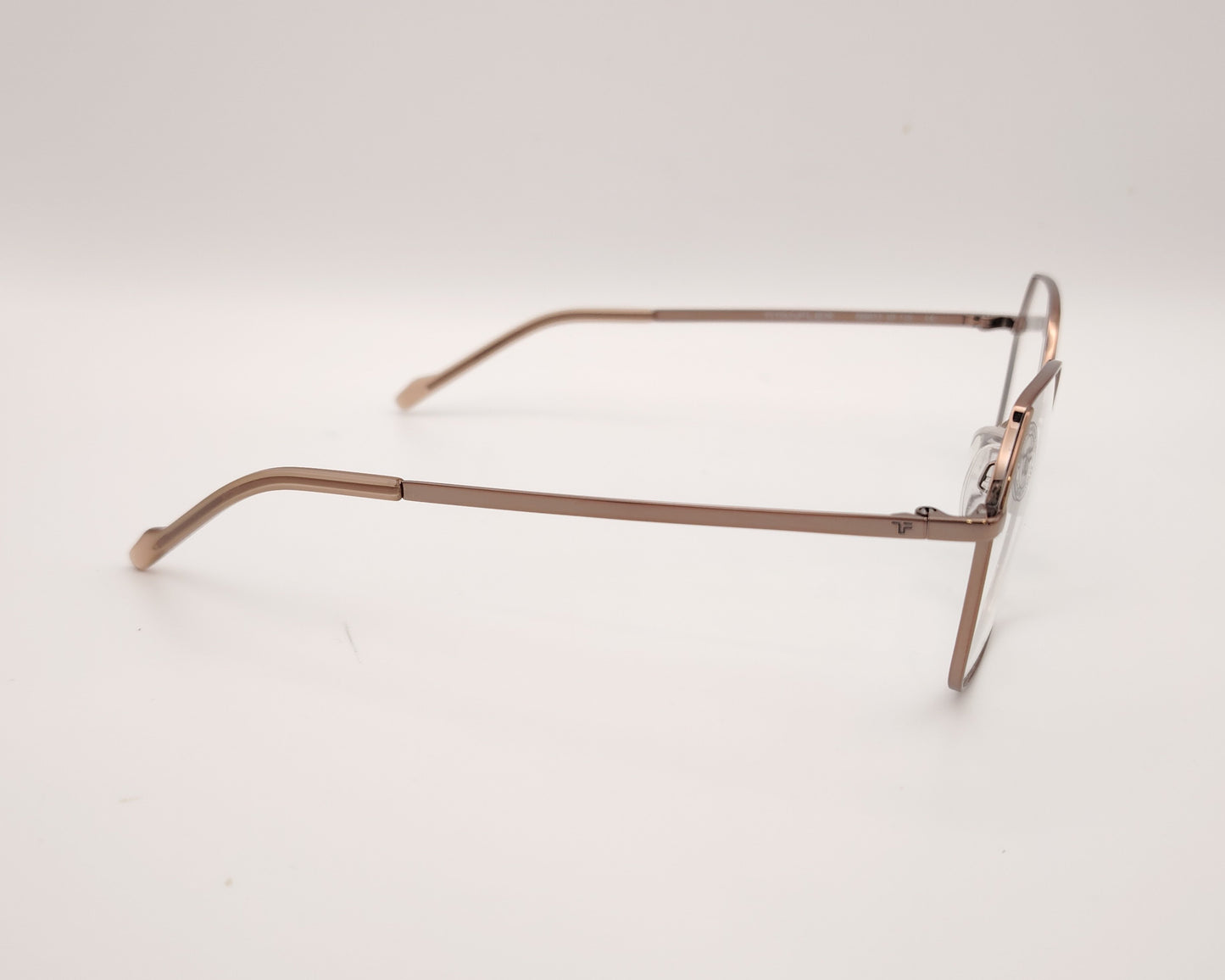 gafas graduadas titanflex 826013 60 cuadradas en color cobre de titanio flexible
