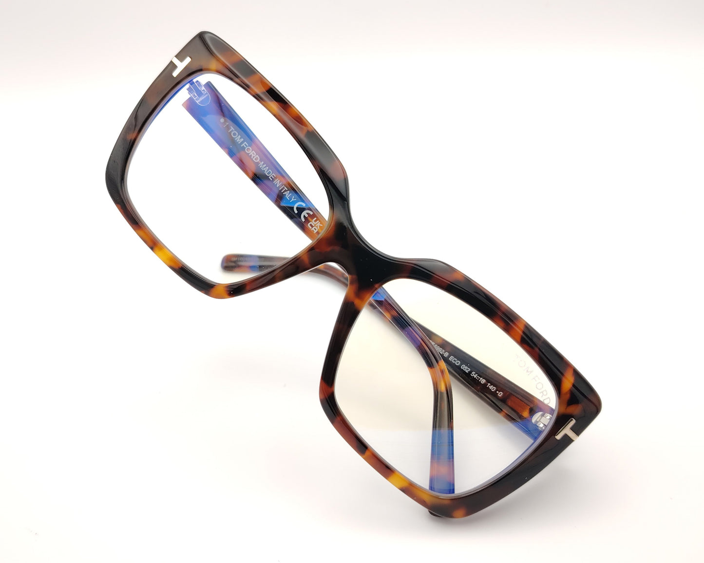 gafas cuadradas de pasta en color carey
