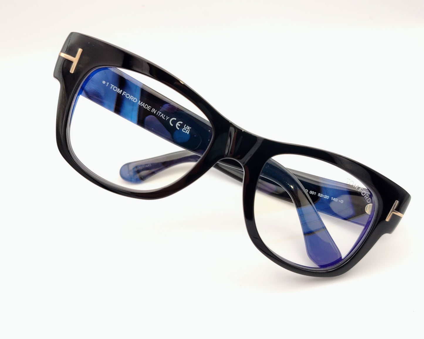 tom ford tf5040b eco 001 gafas de acetato en formato cuadrado con detalles de logo dorado