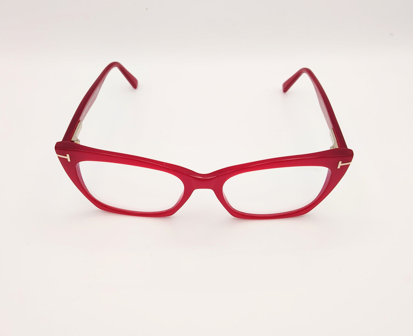 gafas cat eye de pasta en color rojo