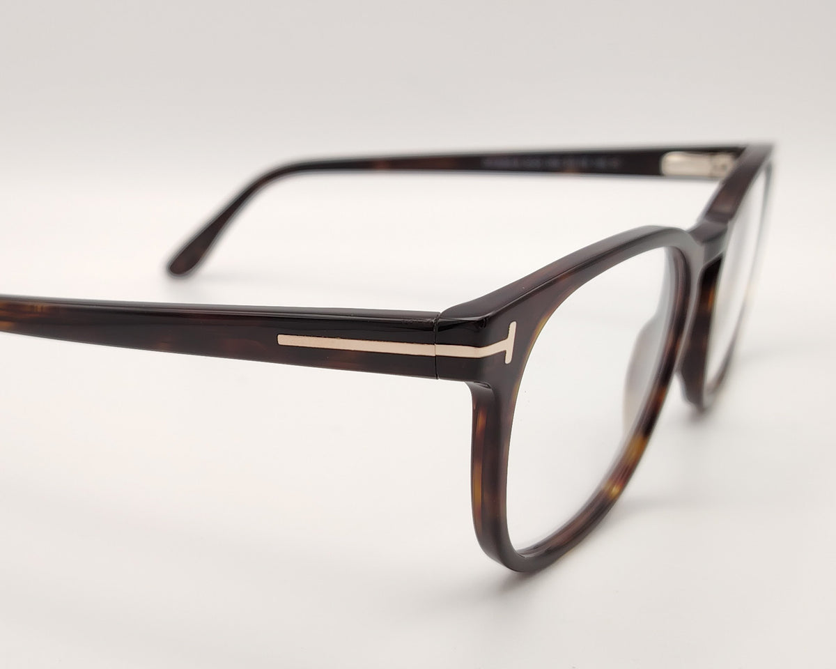 gafas de pasta tom ford en color carey con detalles dorados