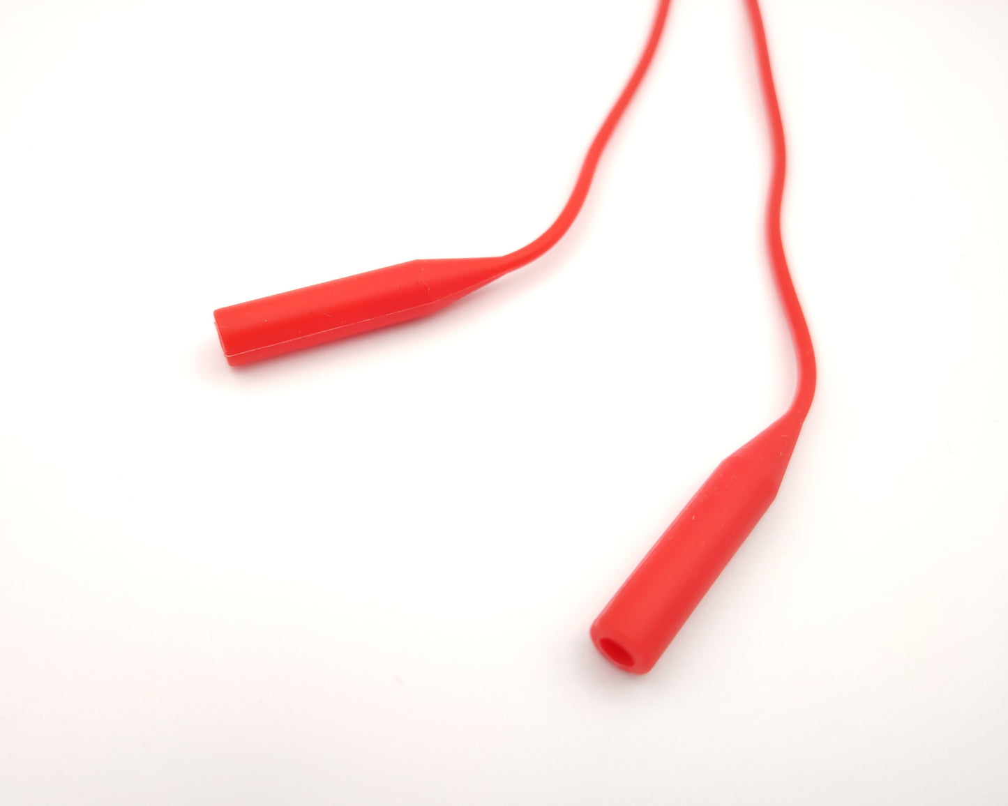 cordon tubo silicona para gafas, ligero cómodo en color rojo