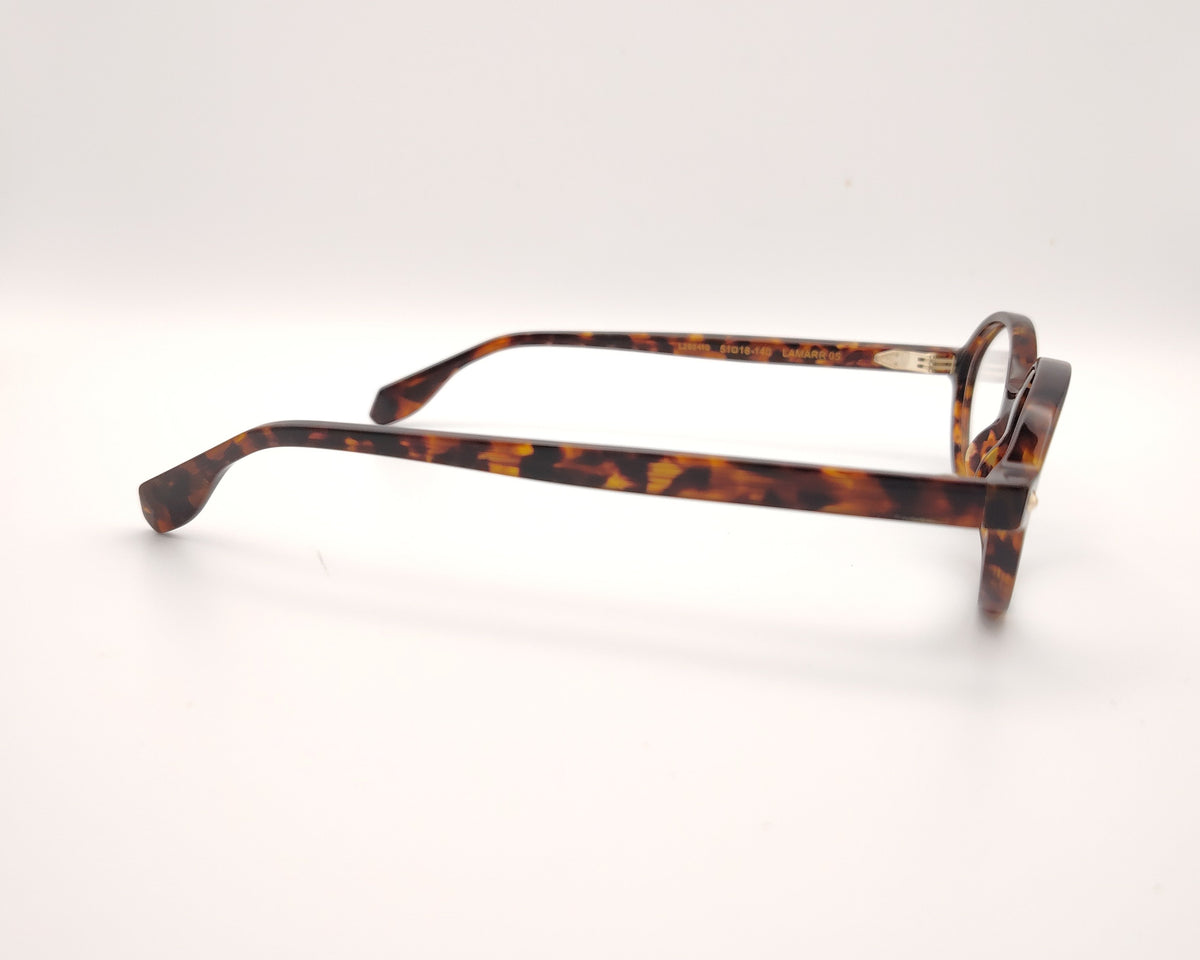 gafas de sol visionario ovaladas en carey jaspeado
