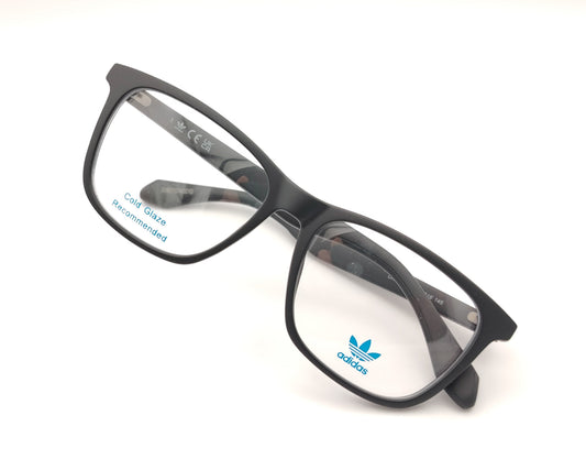 gafas graduadas adidas originals or5076 001 negras mate rectangulares