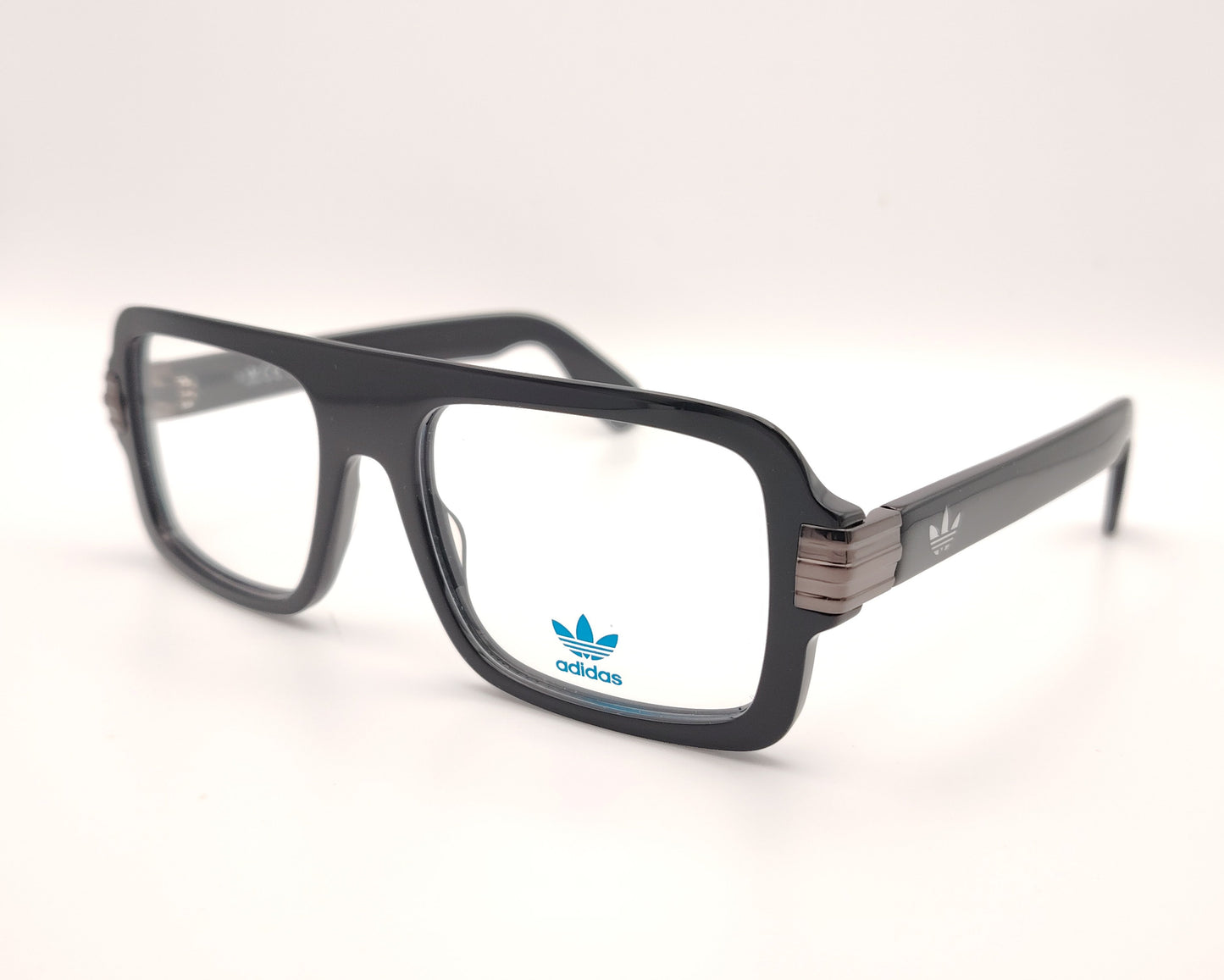 gafas graduadas adidas originals or5114 001 negras rectangulares de estilo retro