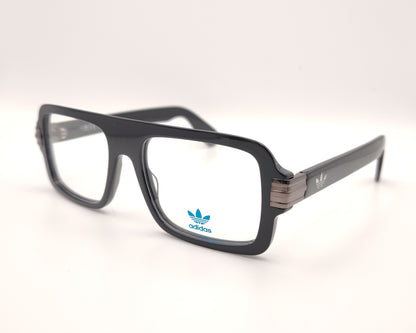 gafas graduadas adidas originals or5114 001 negras rectangulares de estilo retro