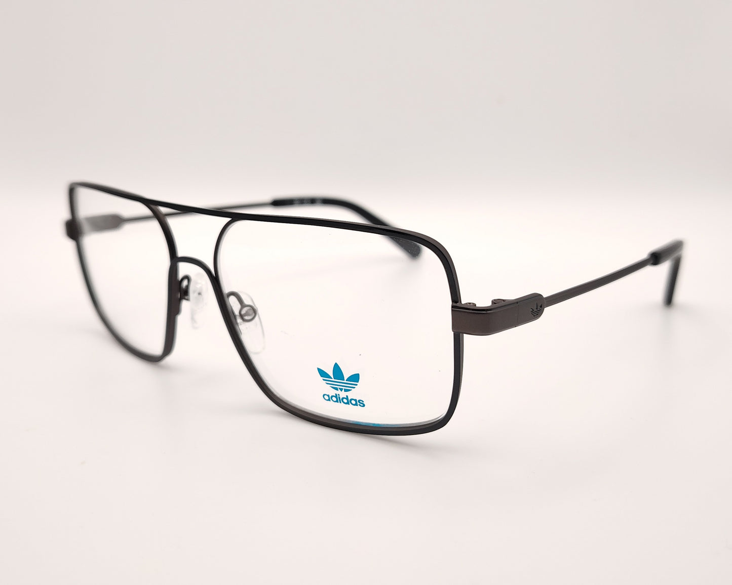 gafas graduadas adidas originals or5140 001 metálicas rectangulares con doble puente