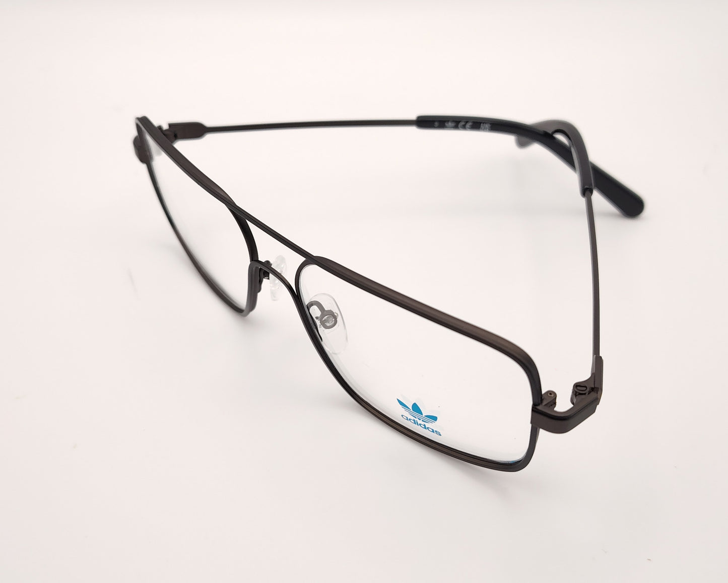 gafas graduadas adidas originals or5140 001 metálicas rectangulares con doble puente