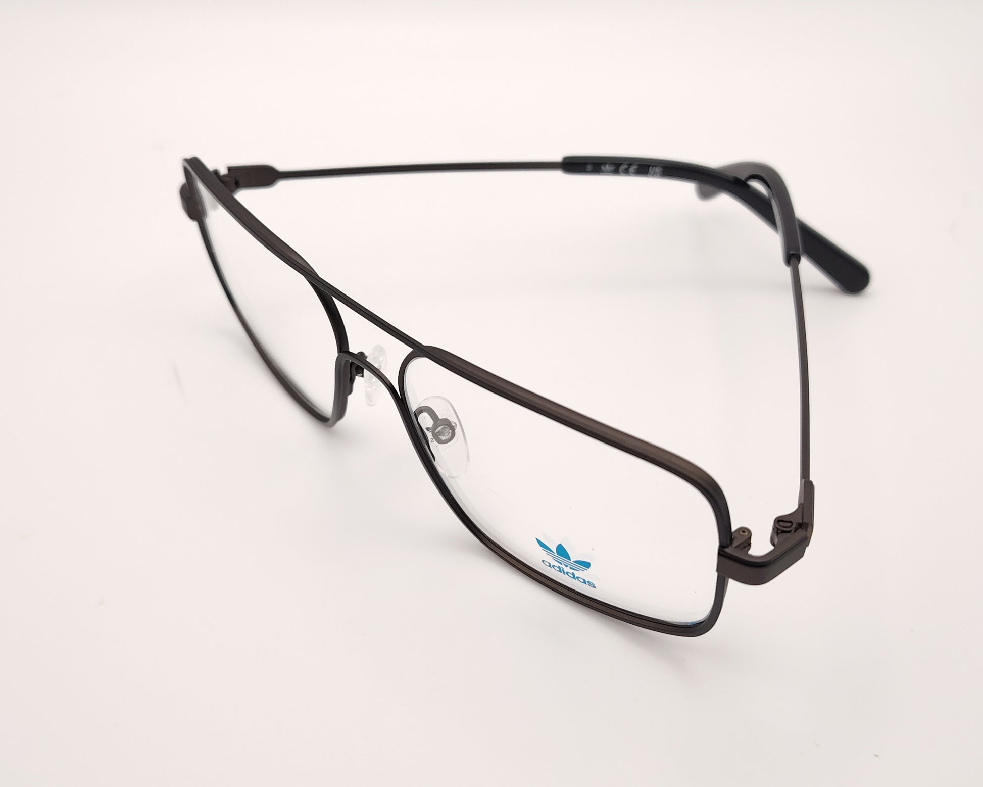 gafas graduadas adidas originals or5140 001 metálicas rectangulares con doble puente