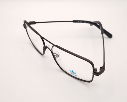 gafas graduadas adidas originals or5140 001 metálicas rectangulares con doble puente