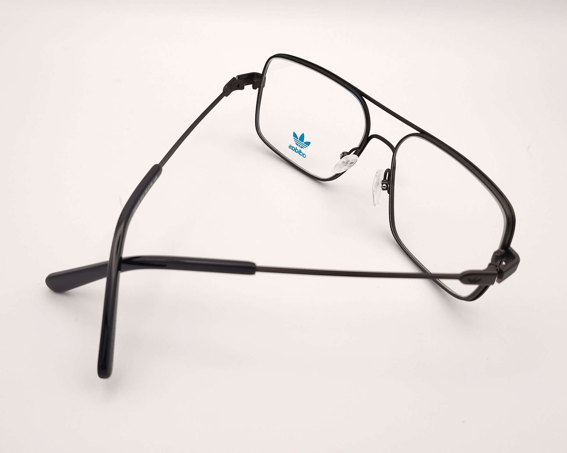 gafas graduadas adidas originals or5140 001 metálicas rectangulares con doble puente