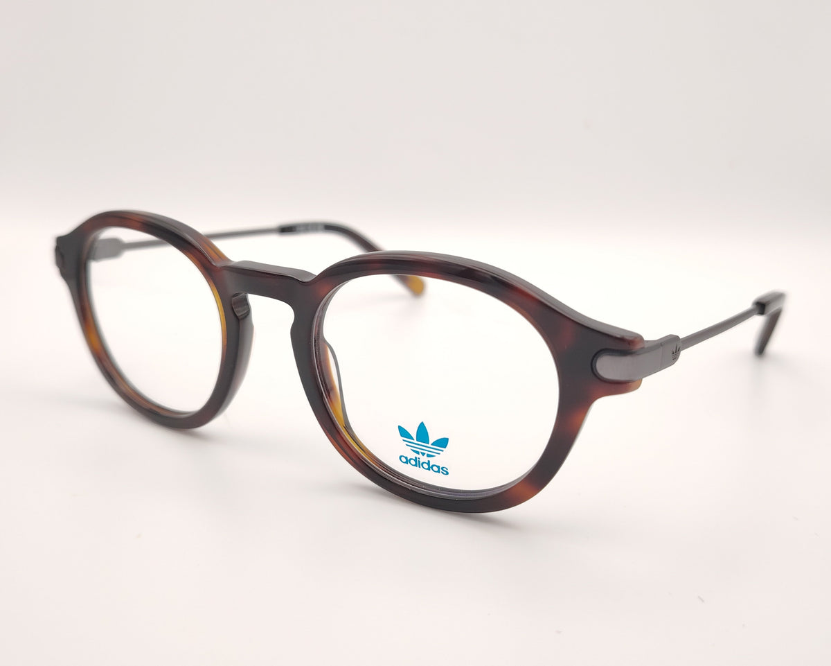 gafas graduadas adidas originals or5159 053 redondas de efecto carey con varillas metálicas