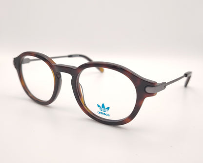 gafas graduadas adidas originals or5159 053 redondas de efecto carey con varillas metálicas
