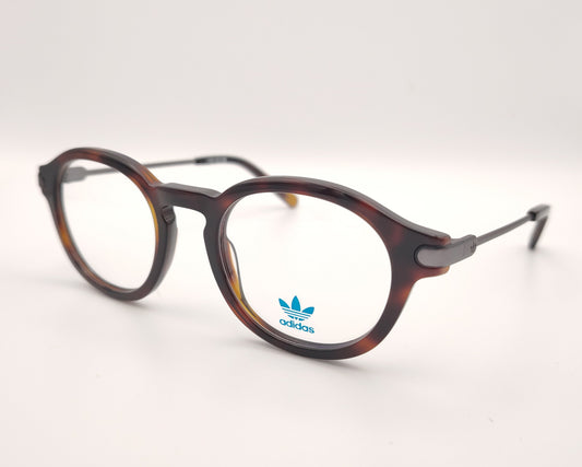 gafas graduadas adidas originals or5159 053 redondas de efecto carey con varillas metálicas