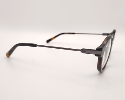gafas graduadas adidas originals or5159 053 redondas de efecto carey con varillas metálicas