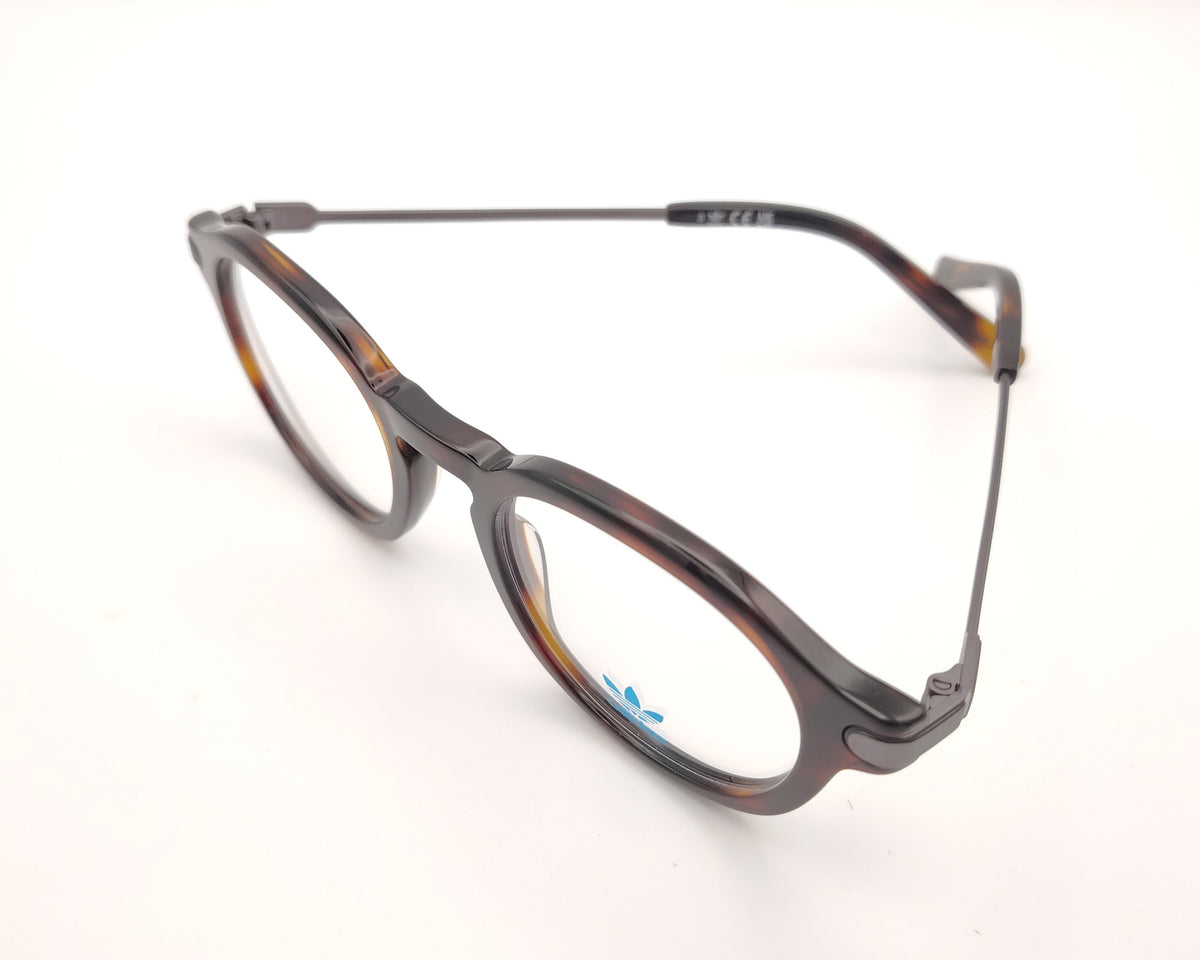 gafas graduadas adidas originals or5159 053 redondas de efecto carey con varillas metálicas