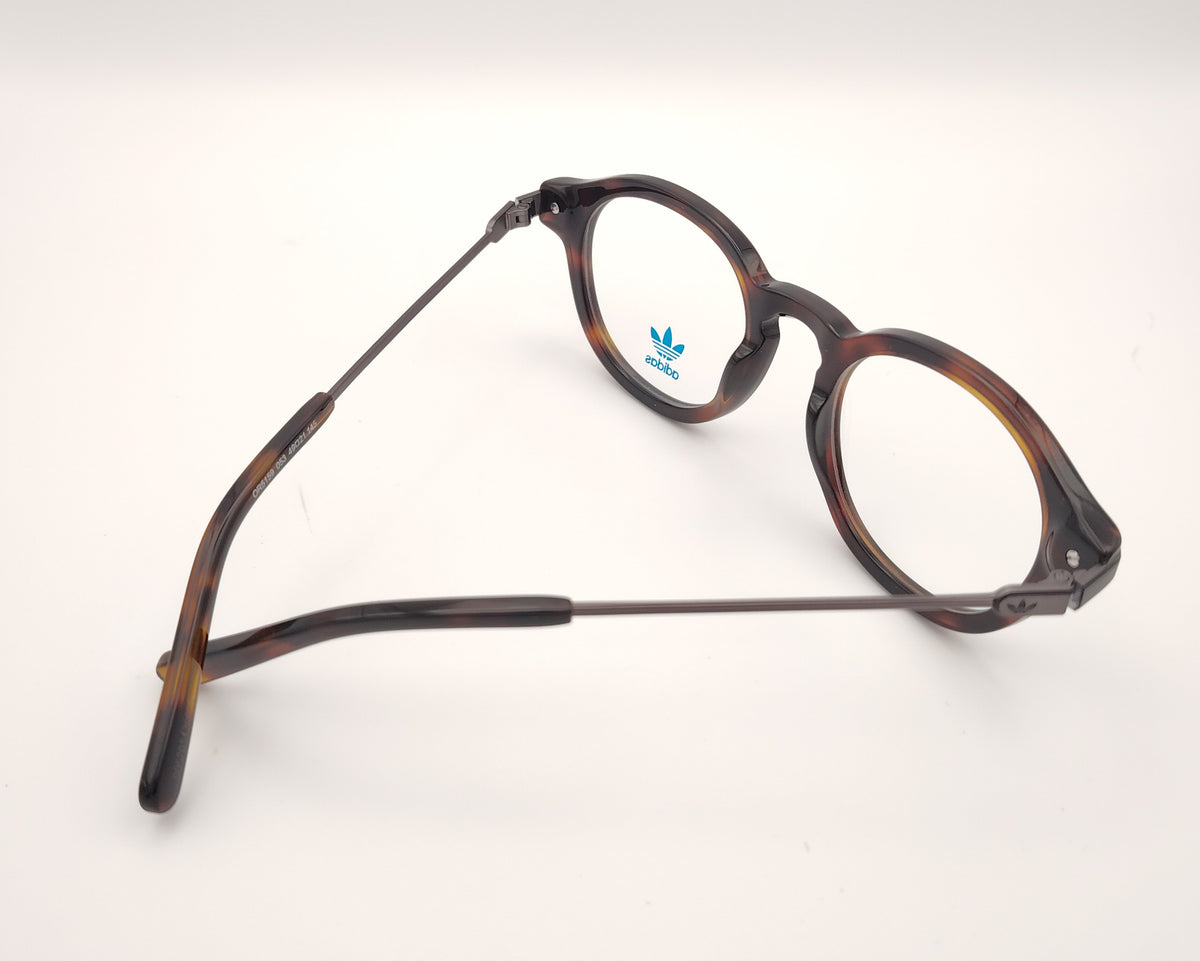 gafas graduadas adidas originals or5159 053 redondas de efecto carey con varillas metálicas
