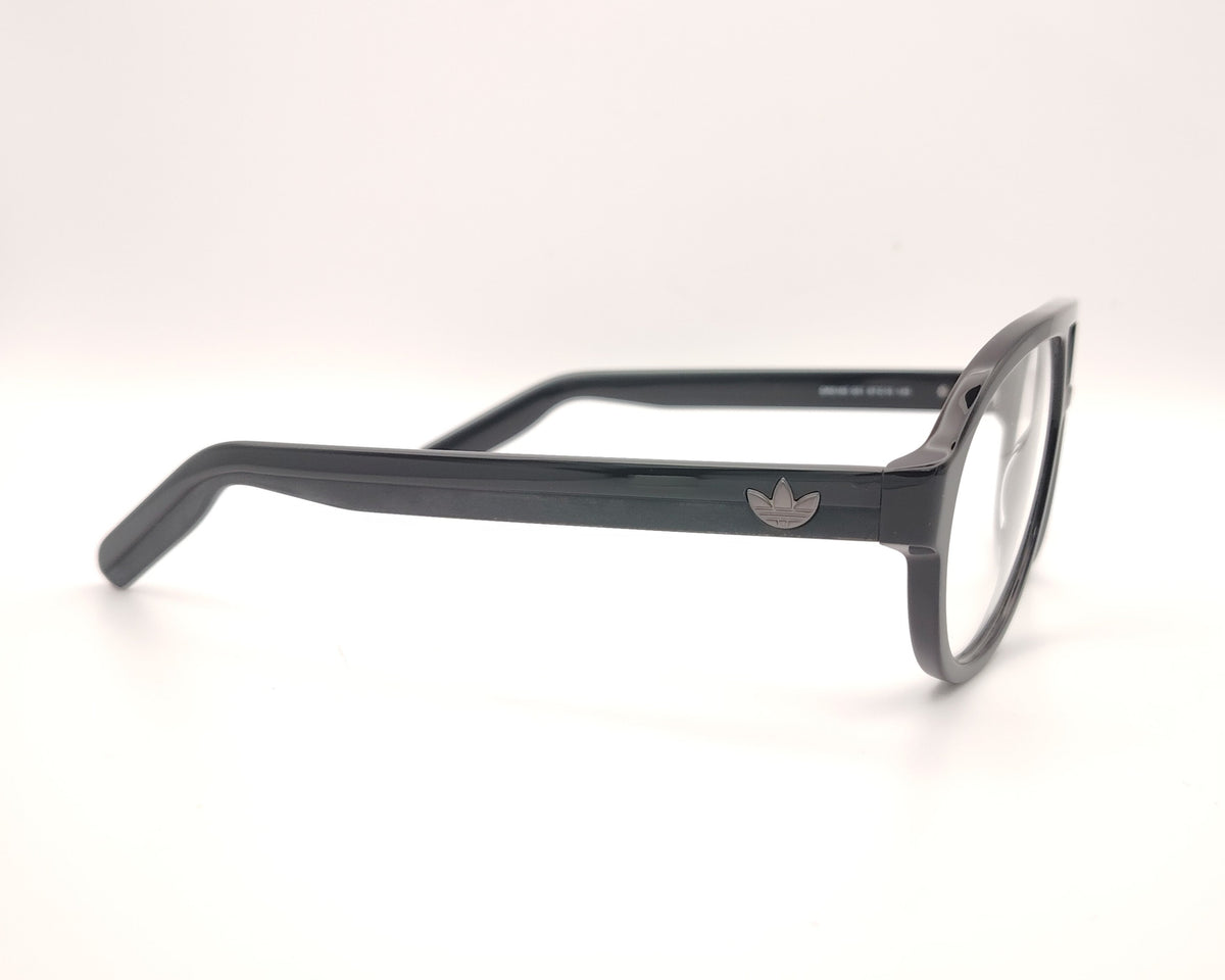 gafas graduadas adidas originals or5160 001 negras estilo aviador con puente geométrico