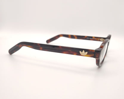 gafas graduadas adidas originals or5161 053 ovaladas de efecto carey oscuro