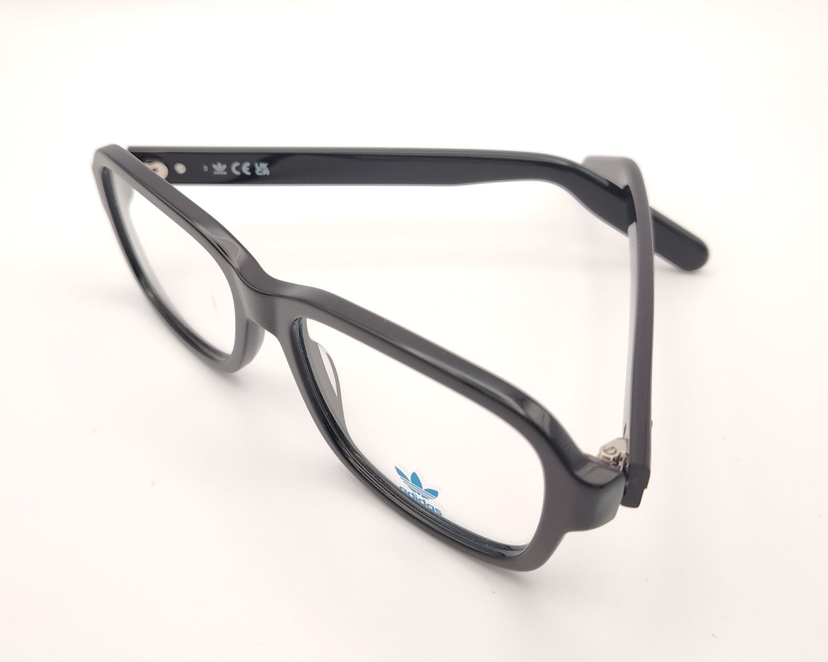 gafas graduadas adidas originals or5162 001 negras rectangulares con bordes redondeados