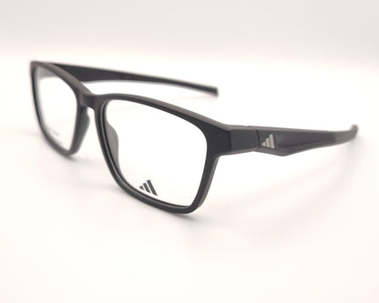 gafas graduadas adidas sp5133 002 negras mate rectangulares de estilo deportivo