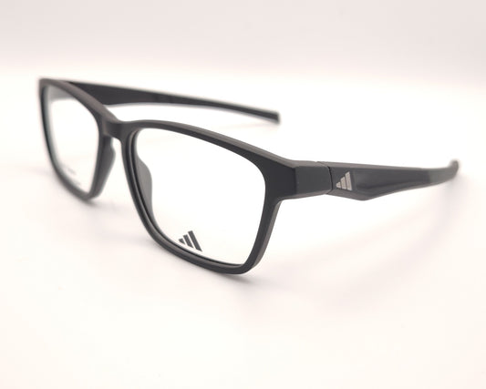 gafas graduadas adidas sp5133 002 negras mate rectangulares de estilo deportivo
