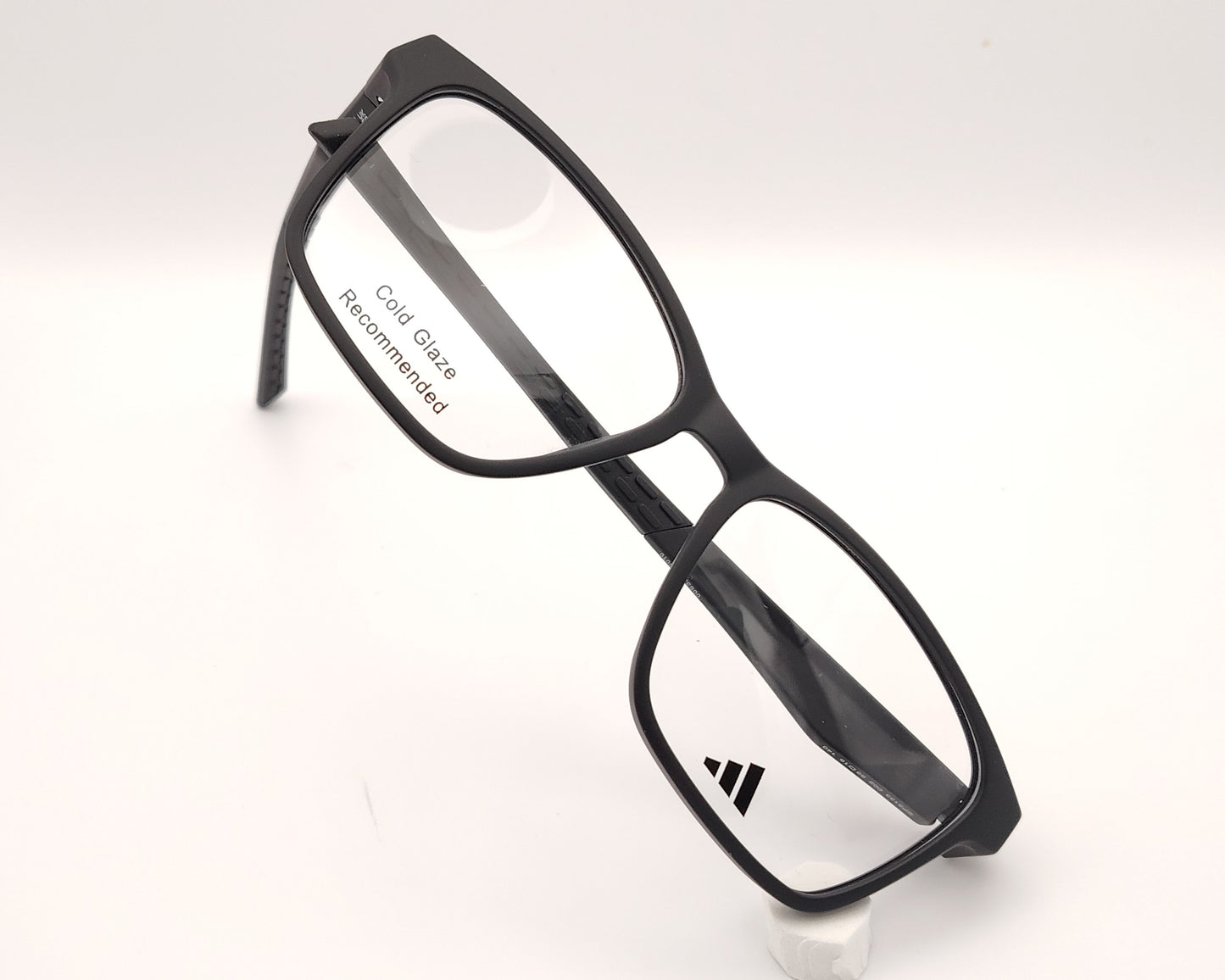 gafas graduadas adidas sp5133 002 negras mate rectangulares de estilo deportivo