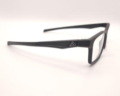 gafas graduadas adidas sp5133 002 negras mate rectangulares de estilo deportivo