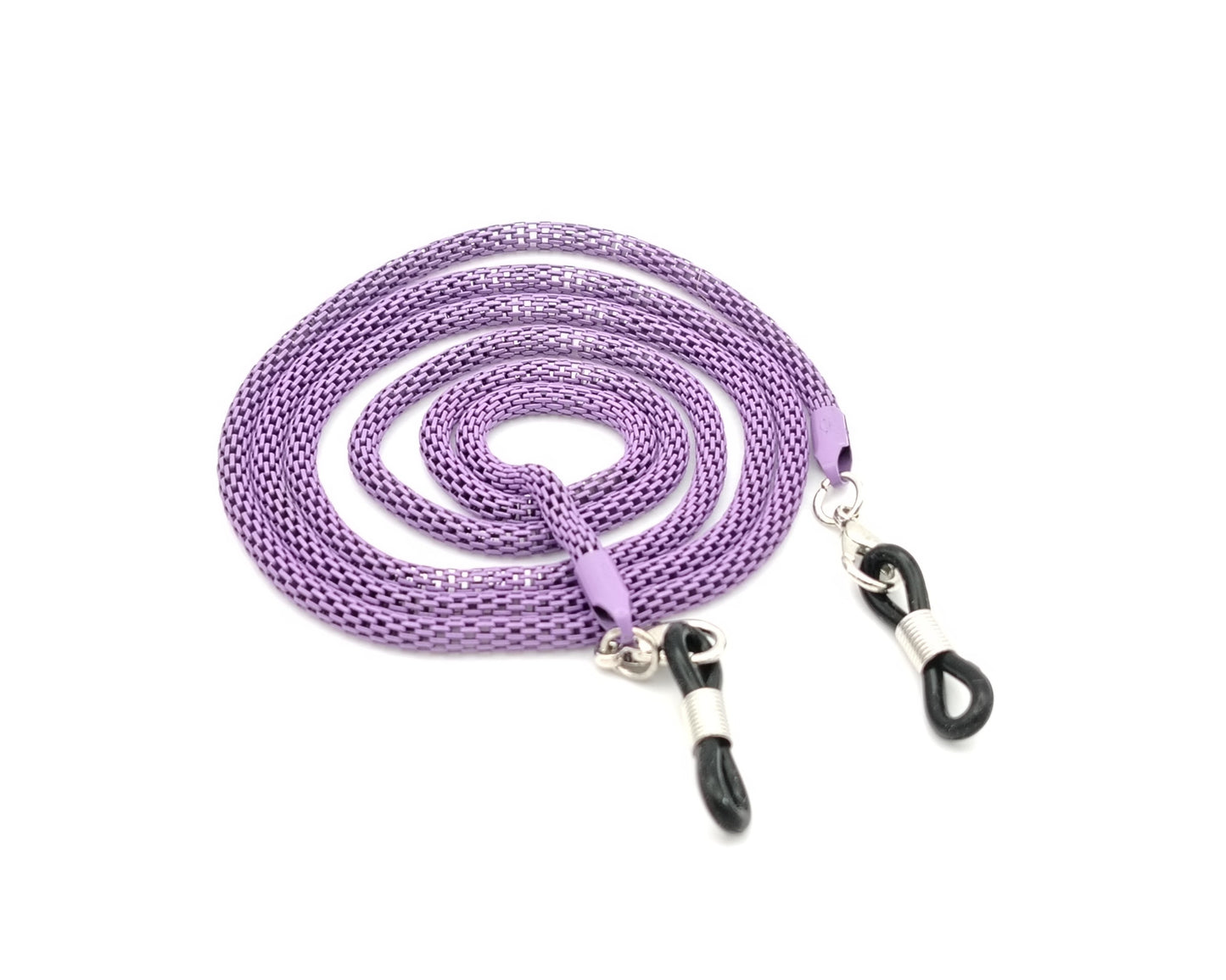 cadena para gafasde metal ligero en color lila