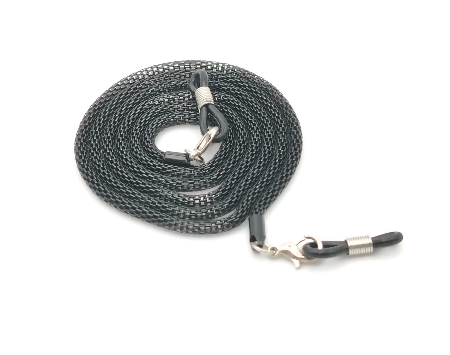 cadena para gafasde metal ligero en color negro