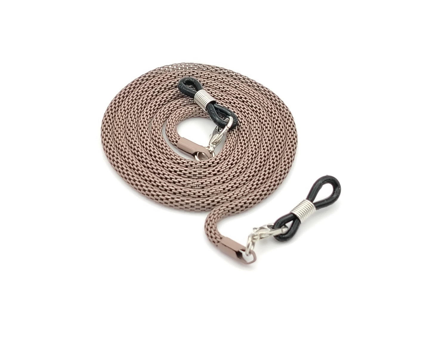 cadena para gafasde metal ligero en color nude