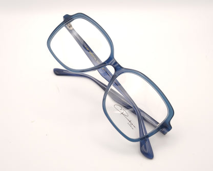 gafas graduadas cuadradas azul translúcido de pasta ligera