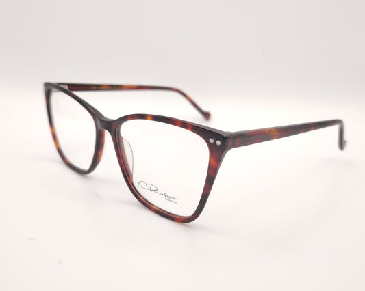 gafas graduadas en color carey con forma cat eye suave