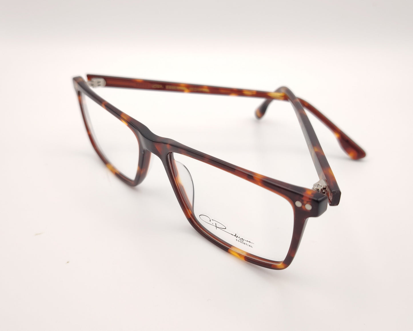gafas graduadas rectangulares en color carey de diseño clásico ligero y cómodo