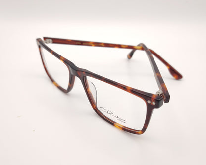 gafas graduadas rectangulares en color carey de diseño clásico ligero y cómodo