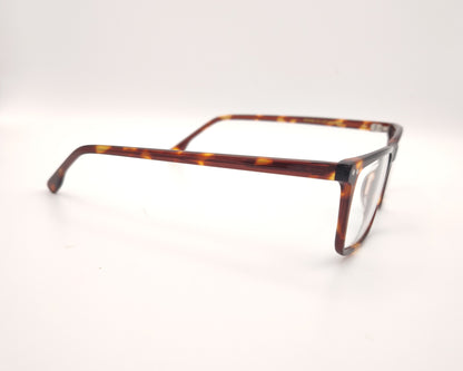 gafas graduadas rectangulares en color carey de diseño clásico ligero y cómodo