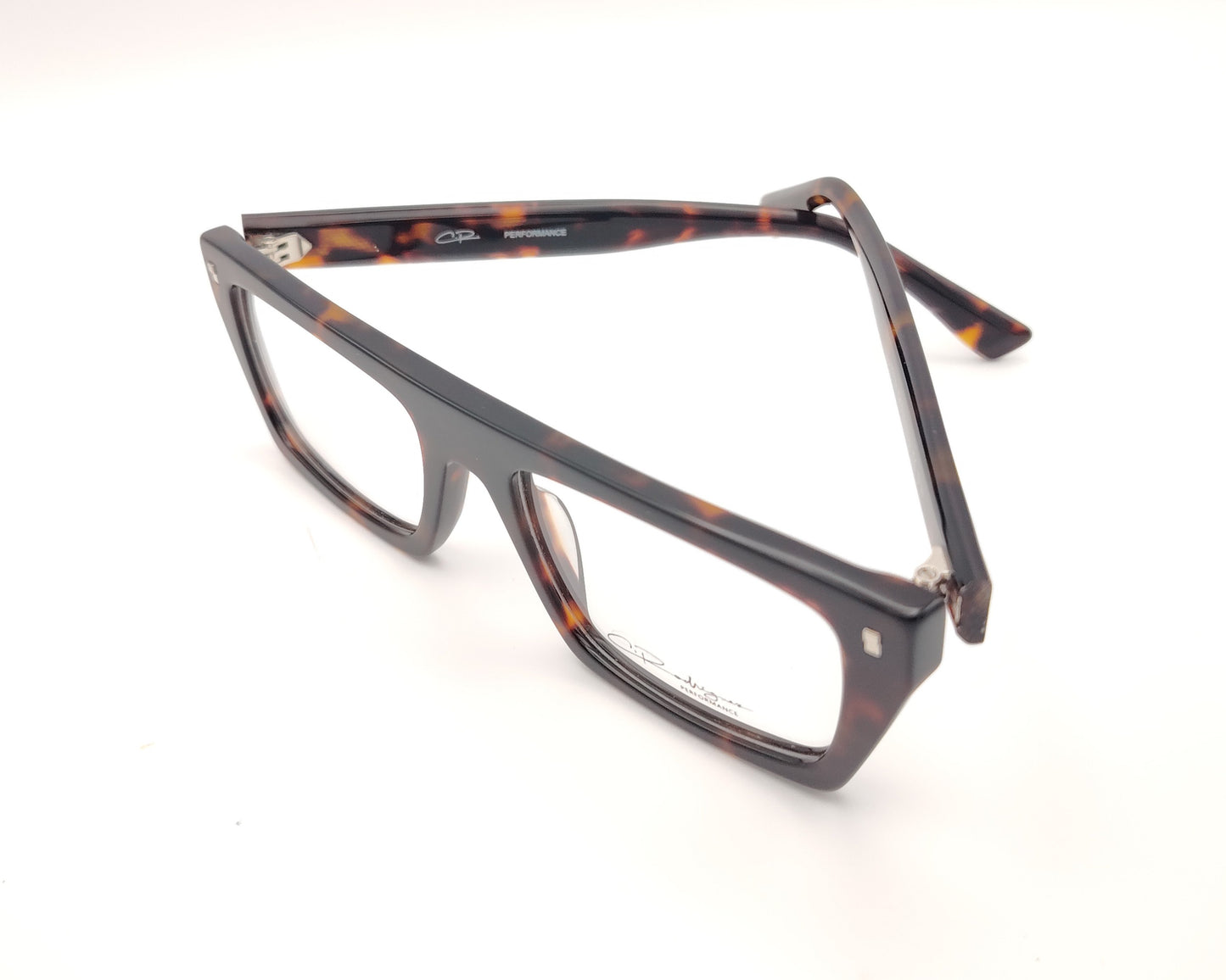 gafas graduadas rectangulares carey oscuro de pasta 