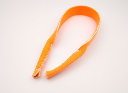 cinta de neopreno para gafas estilo deportivo en color naranja