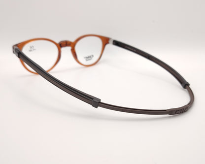 gafas de presbicia clic pantos en color rojo con cierre magnético frontal y forma pantos