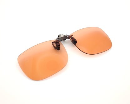 clip abatible con filtro terapeutico rosa para migrañas