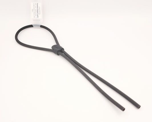 cordon elastico de silicona negro para sujetar gafas