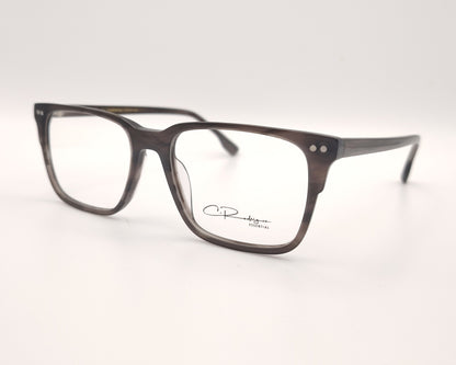 gafas graduadas rectangulares gris translúcido ligeras diseño moderno