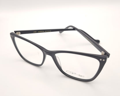gafas graduadas negras con forma cat eye suave