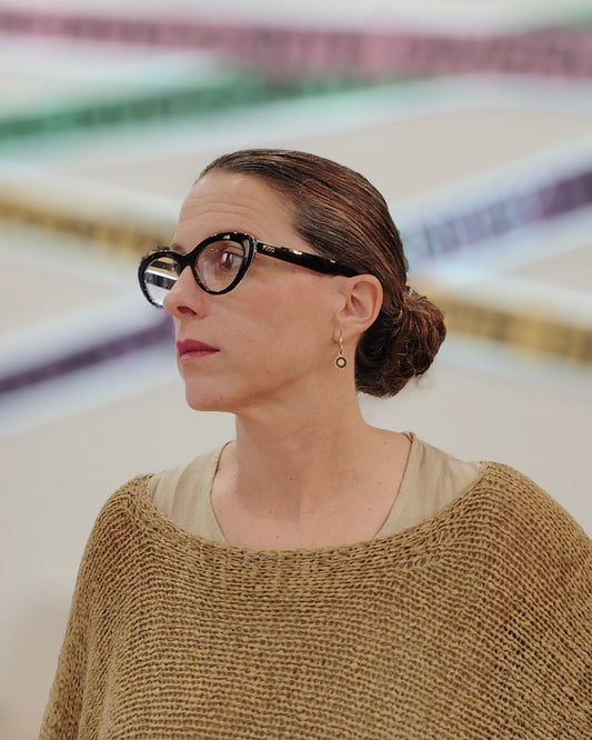 gafas graduadas emilio pucci ep 5287 005 cat eye negras con estampado en el interior